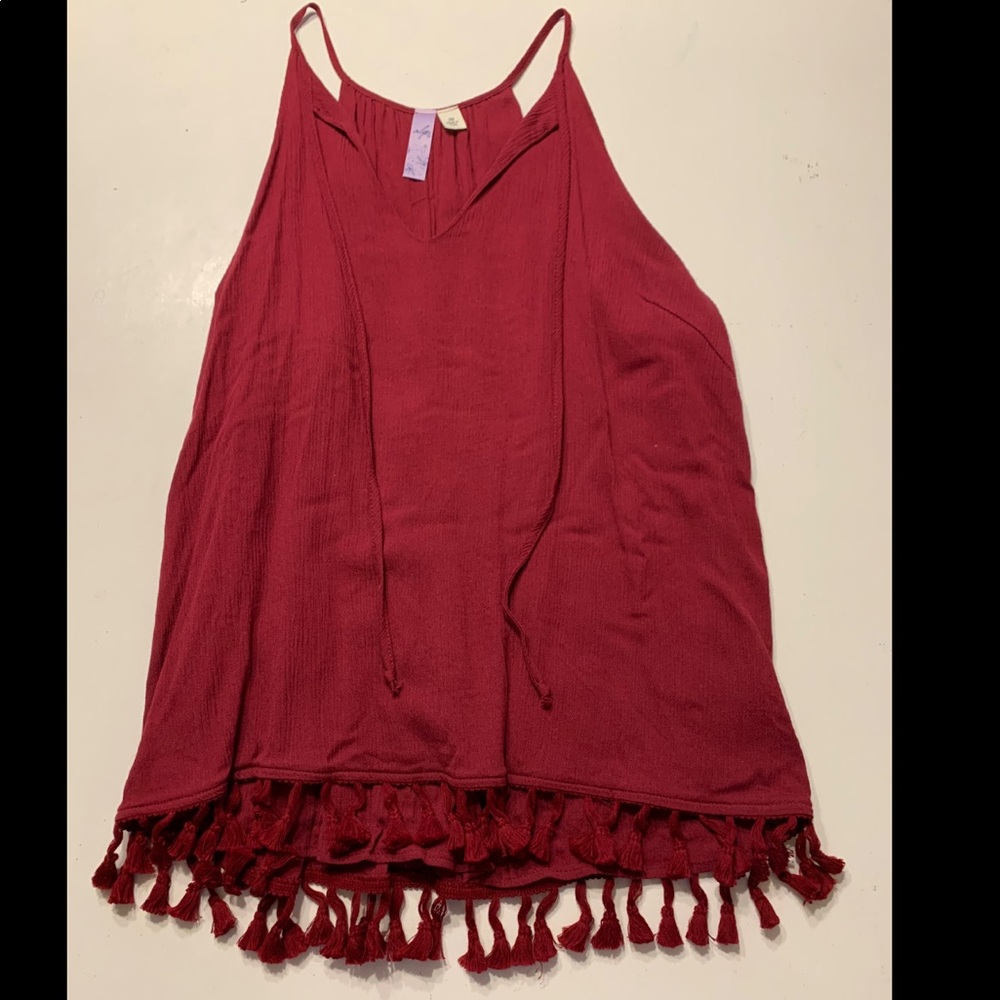 Brand new tassle blouse from Francesca’s